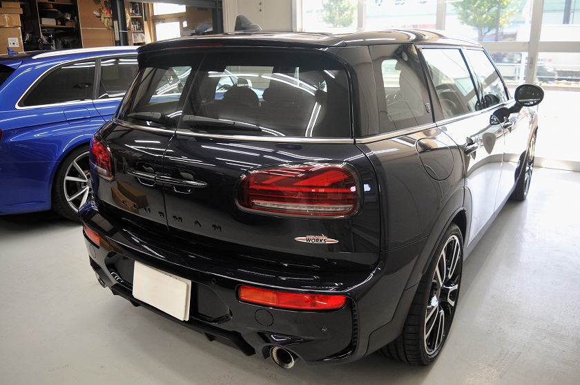 3.BMWミニ　クラブマン　右後方　カーフィルム施工前